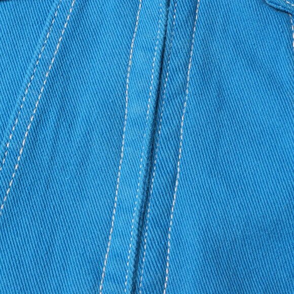 Royal Blue Mini Hookeye Collared Jacket - Picture 5 of 5